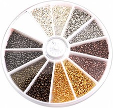 3000 PCS Crimp Beads Kit 1.5mm 2.0mm Copper Jewelry Making Beading Small