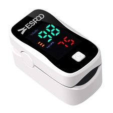 ESPOO Fingertip Pulse Oximeter, Blood Oxygen Saturation Monitor (SpO2) & Puls...