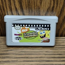 Game Boy Advance Video: SpongeBob SquarePants Vol. 1 Nintendo GBA Authentic Rare