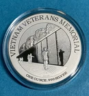 2015 Niue VIETNAM VETERANS MEMORIAL  .999 SILVER 1oz Americas national BU/UNC