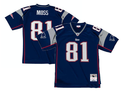 New England Patriots Trikot NFL Kinder M&N Legends Top - Moss - Neu