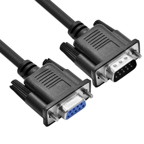 Câble flexible DB9 broches mâle vers femelle RS232 port série ligne de données durable - Photo 9/11