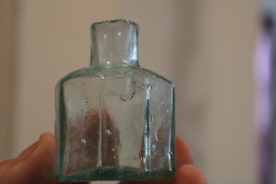 Antique Blue, Hexagone Ink Well, Thousands  Bubbles,Texture,Item# A-1410