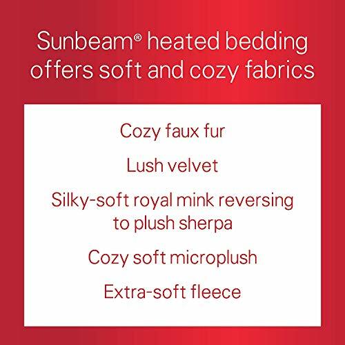Sunbeam Heated Blanket, Full, Newport Blue 27045754040 eBay