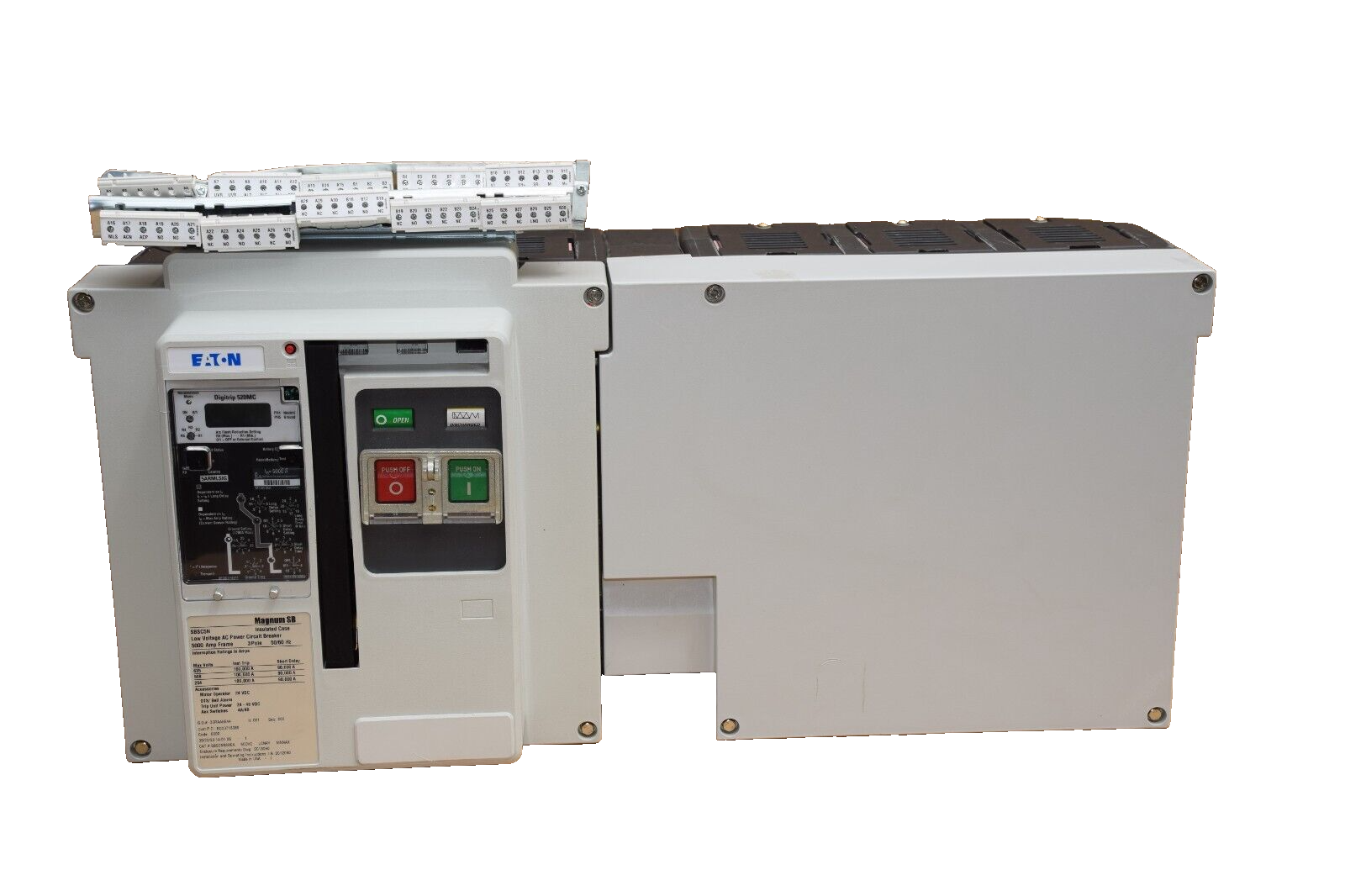 EATON Magnum SB SBSC5N Low Volt AC Circ Breaker SBSC5N3HEA 5000 Amp ...