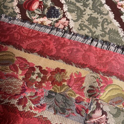 Scalamandre Colony Italian Linen Tapestry “Cornucopia” Fabric By The Yard A003 - Picture 4 of 6