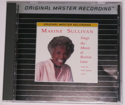 MOBILE FIDELITY ~ MAXINE SULLIVAN SINGS THE MUSIC OF BURTON LANE