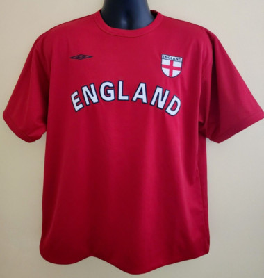 England National Team Umbro Reversible Soccer Jersey Used Size L