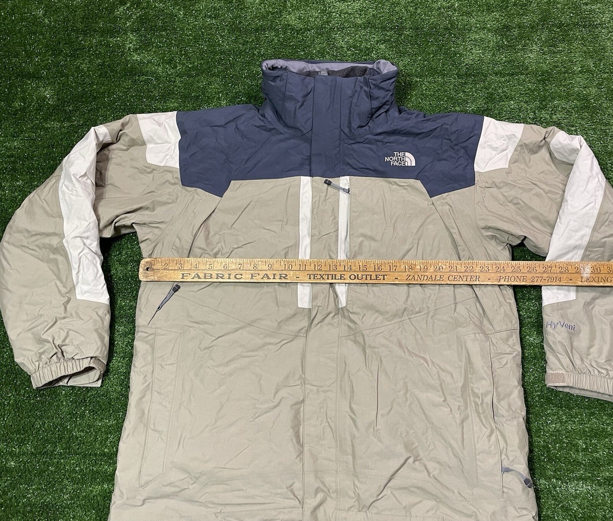専用【19】 The North Face Hyvent Coat With Zip Jacket Insert Size LARGE | eBay