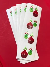 5 Mrs Grossmans Jazzy Ornaments Christmas Stickers Holiday Season Tree Balls