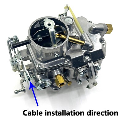 Autolite 1100 Carb Manual Choke 1963-1969 Mustang Falcon 170 200 Ci inline 6-cyl