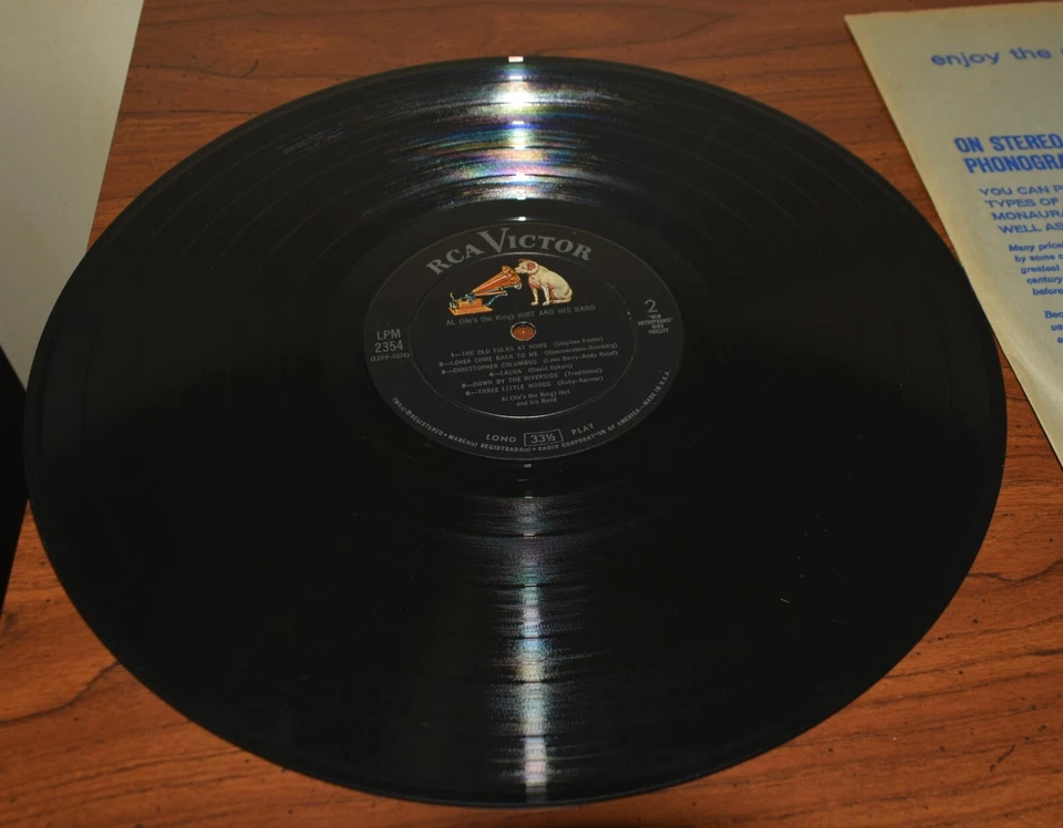 Vintage Al He's The King Hirt and His Band Vinyl Record Album LP RCA Victor LPM Foto 3 de 4
