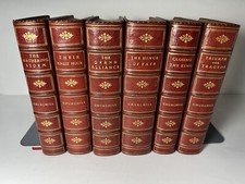 Churchill The Second World War Six Volumes Fine Leather Binding First Edition.