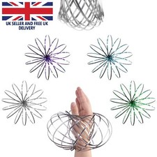 Magic Flow Rings Toys Kinetic Spring Slinky Juggle Indoor Holiday Home Games