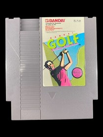 Vintage Nintendo NES Bandai Golf Challenge Pebble Beach Video Game