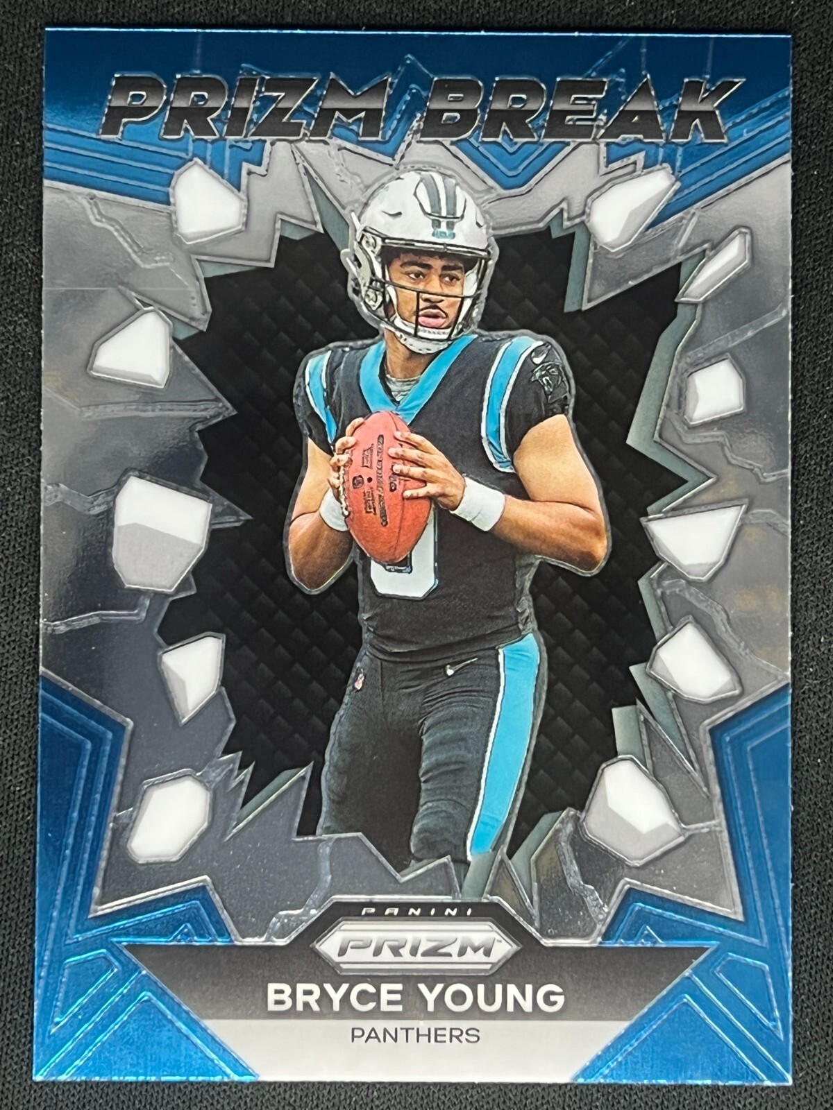 BRYCE YOUNG 2023 Panini Prizm Silver Prizm Break Insert Rookie RC | Panthers