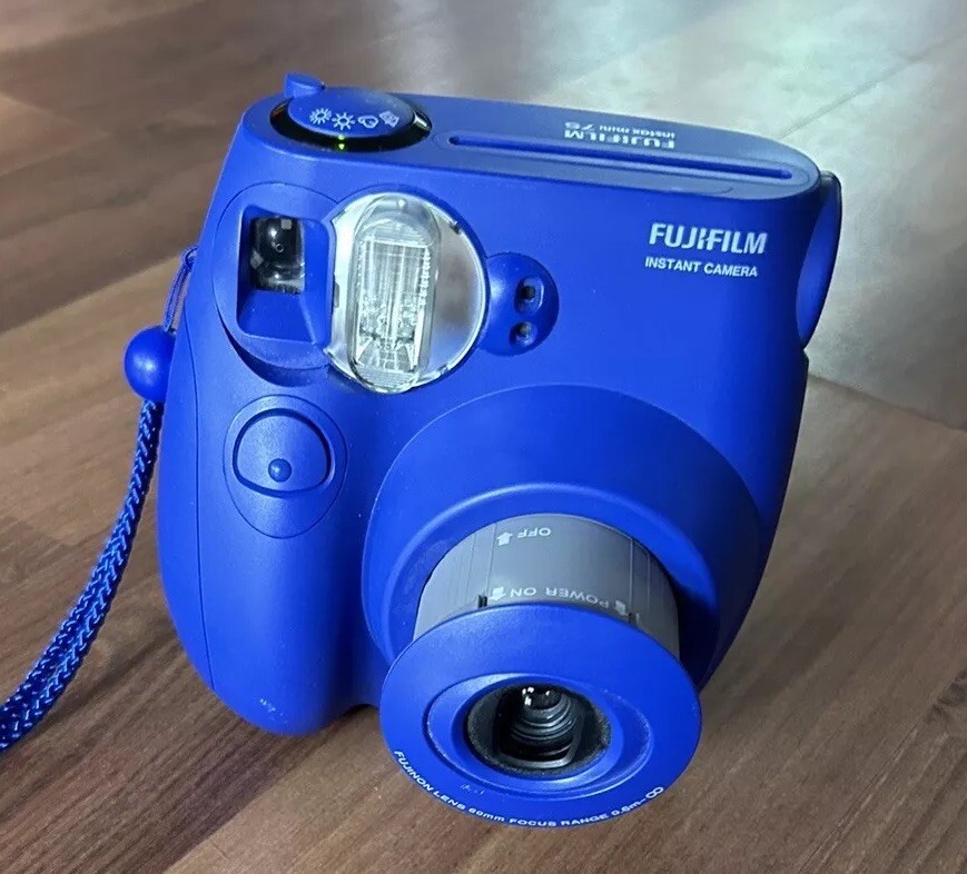 HOT Plus Instax Mini 7s Blue Fujifilm Instax Mini 7S Instant Camera