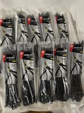 Qty (500) Gardner Bender 11” Self Cutting Cable Tie, Black 50ct BAGS 46-311UVBSC