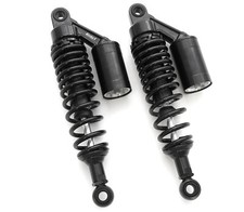 Amortiguadores de depósito remoto negros - ojo a ojo - 310-320 mm para motocicleta Honda