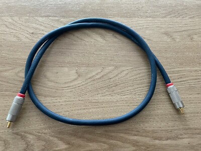 Accuphase Cinch Kabel 1m Audio 5.1 Verbindung blau Markierung rot