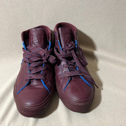 Converse One Star Pro Bordeaux Leather Lunarlon Shoes 155519C Mens 10.5 Wms 12.5 - Picture 7 of 8