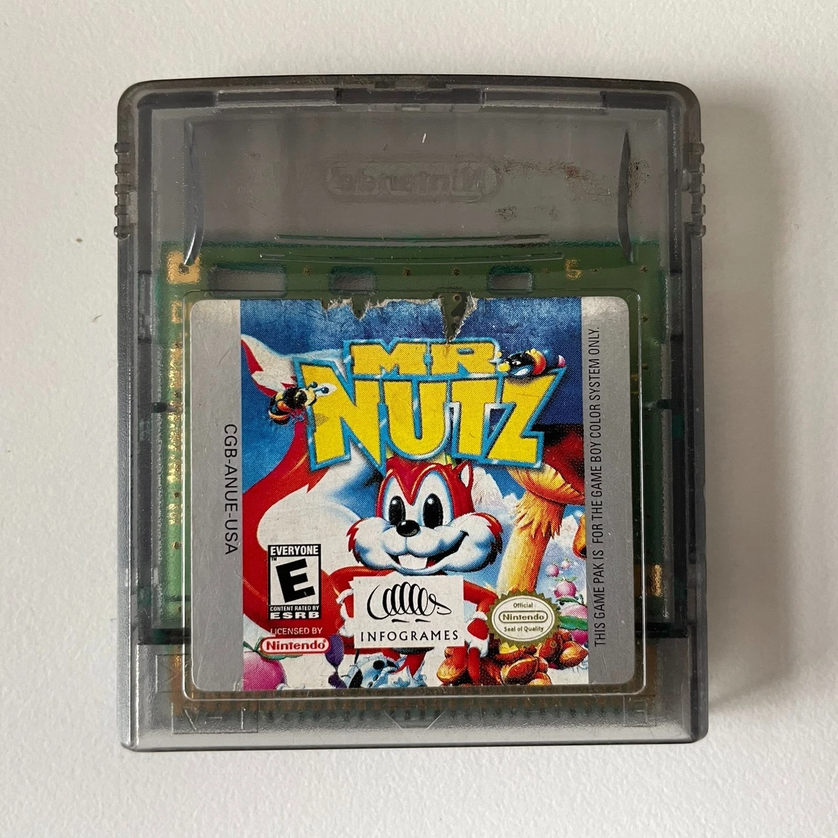 Jeu Game Boy Mr. Nutz Version Originale - État Correct - Pour Collectionneurs Ou Rétro-gaming