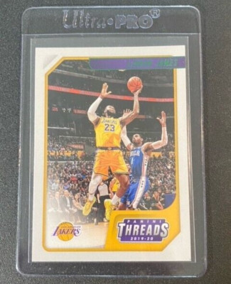 2019-20 Panini Chronicles Basketball - Threads Green #86 LeBron James