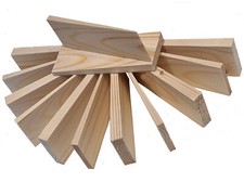 48pcs two height sizes 100x38mm Wooden wedges anti rattle fence table wobbling