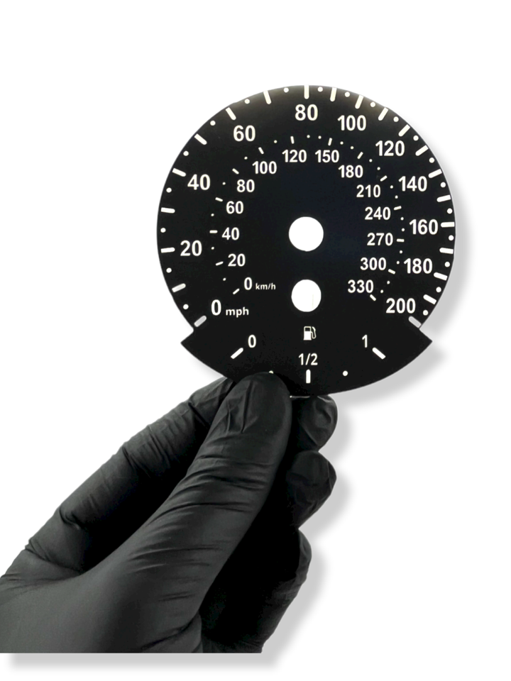 BMW E9x E90 E92 E93 Speedometer dials disc M3 look design MPH cluster ...
