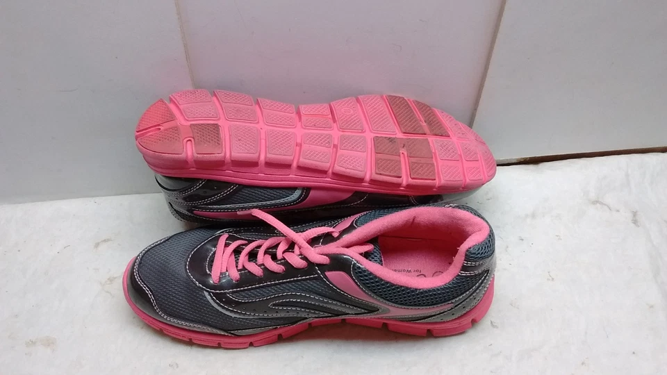 Curves For Women Black Synthetic Athletic Sneakers Lace Up Running Shoes 10 M 41 - Image 3 of 4