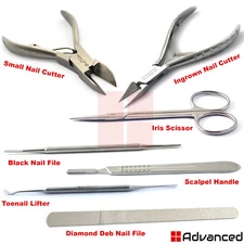 Professional Toenail Surgery Kit Chiropody Ingrown Clipper Cutter Nail Care Tool