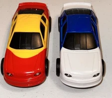 Golden Bright Road Racing Cars (2) UNTESTED!!