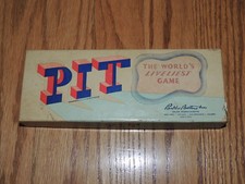 Vintage 1947 Parker Brothers Pit Card Game