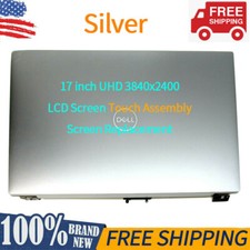 New 17" for Dell XPS 17 9700 LCD Screen Touch Digitizer Complete Assembly Silver