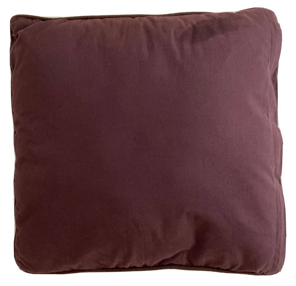 Unbranded Purple Plum Multicolor Decorative Spiral Square Pillow (17x17x4.5in) - Image 2 of 4