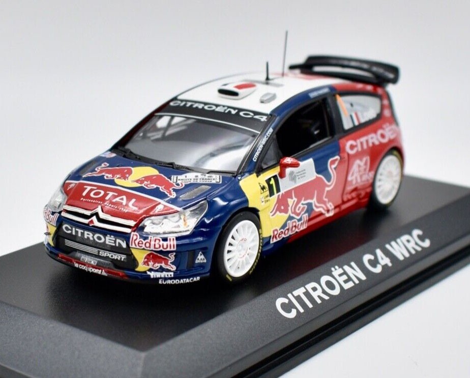NOREV CITROËN C4 WRC 1/43 ミニカー IXO 1/43 CITROEN C4 WRC #1 Rally Argentina 2008 s.Loeb Racing Car