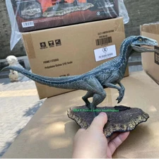 Prime 1 Studio P1S 1/10 PCFJW-03 Jurassic World Velociraptor Dinosaur Blue STOCK