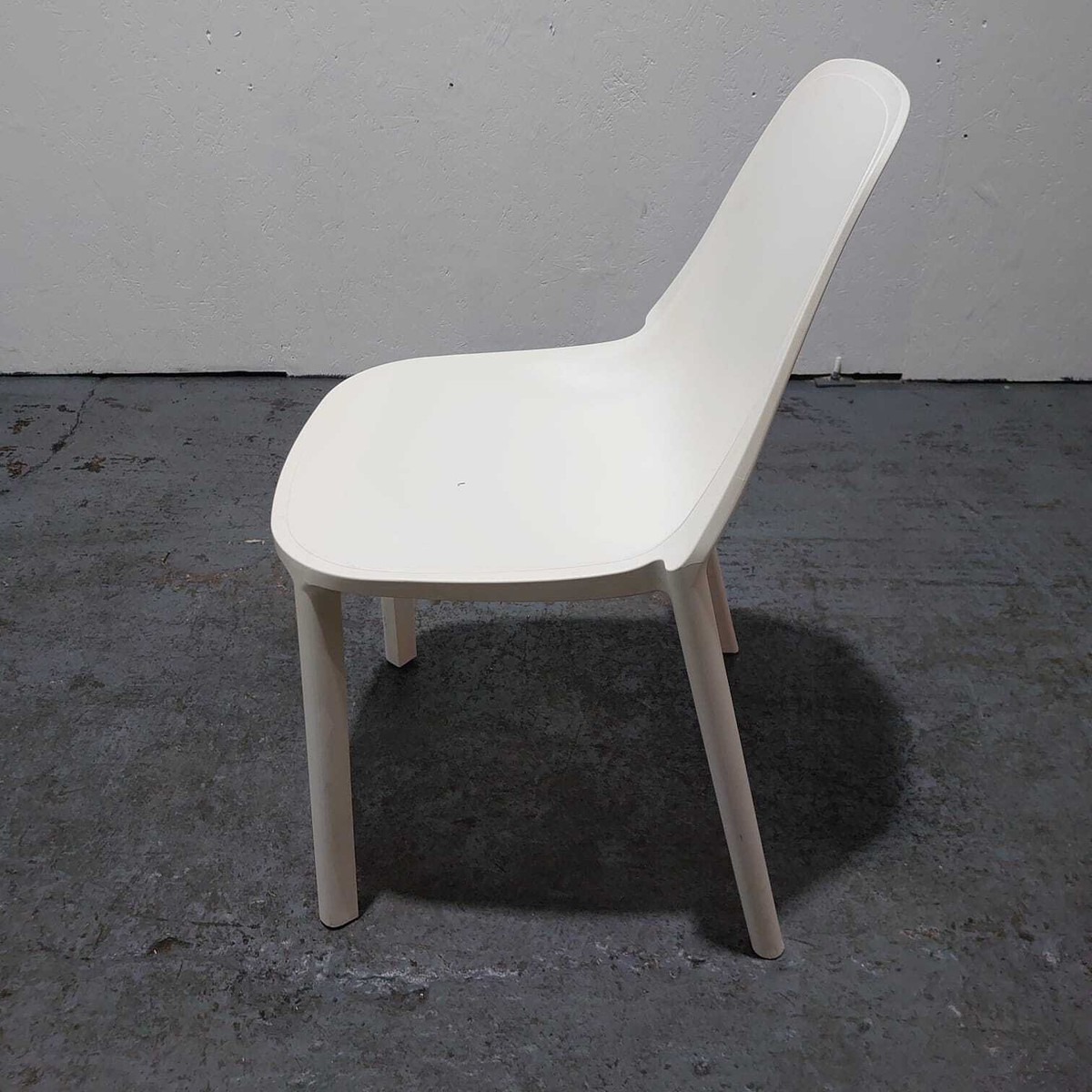 Sedia Lino Piu Multipurpose Dining Chair, Stackable, Off White