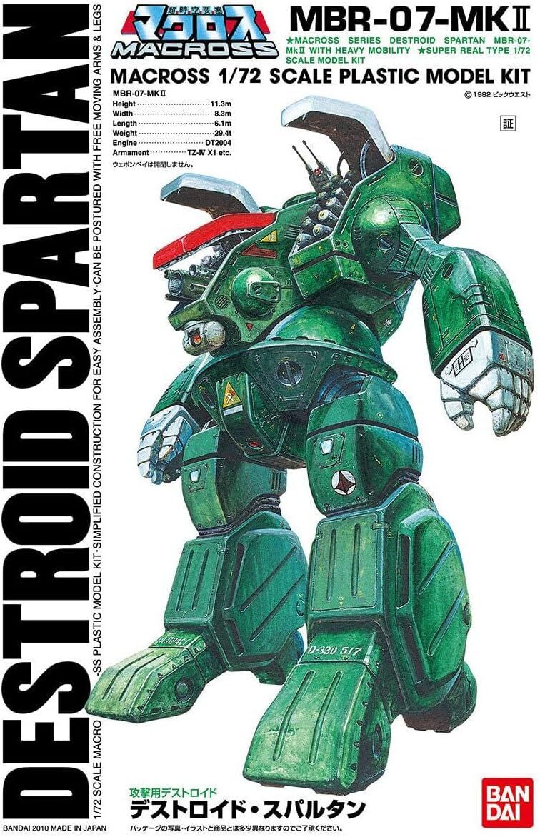 The Super Dimension Fortress Macross Attack Destroid Spartan 1/72