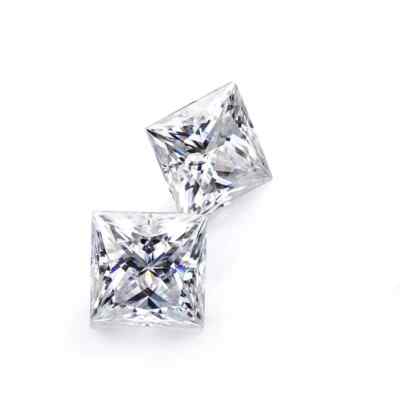 1.10 Ct Natural White Diamond Princess Cut VVS1 D Grade Certified O25