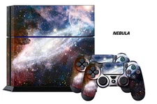 Designer Skin PS4 Playstation Sticker 4 Console Controller Decals NEBULA