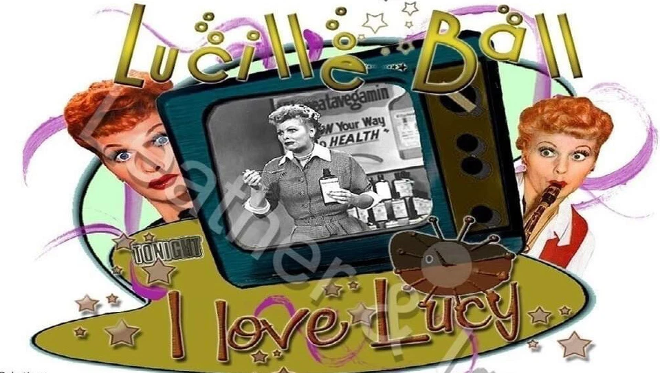 Nueva cubierta de chequera de vinilo diseño I Love Lucy Lucille Ball Foto 2 de 3