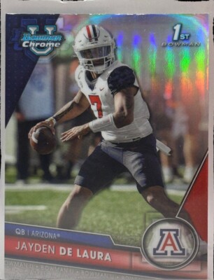 2023 Bowman University Chrome Jayden De laura Refractor #30