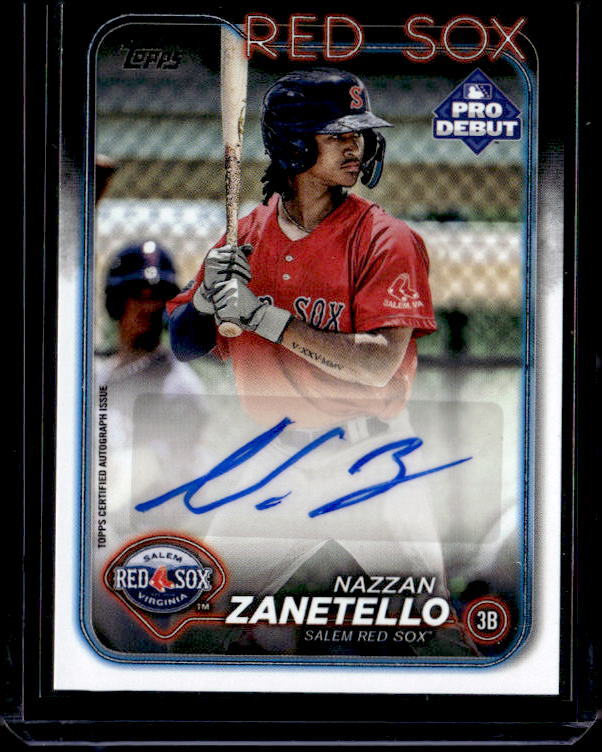 2024 Topps Pro Debut #PD-174 Nazzan Zanetello Autographs