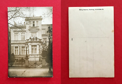 Privat Foto AK HAMBURG um 1910 Wohnhaus Villa    ( 57644
