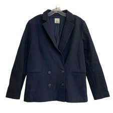 Iris & Ink Notch Collar Double Breasted Blazer