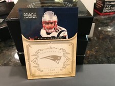 National Treasures Base Card Patriots Aaron Hernandez  72/99  2011
