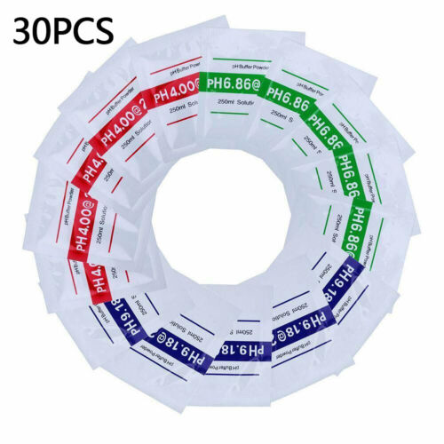 15/30PCS PH Meter Buffer Solution Powder Calibration Water Testing Swimming Pool - Picture 11 of 11