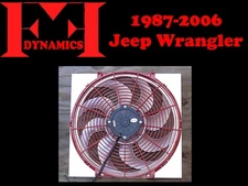 FF DYNAMICS EXTREME ELECTRONIC COOLING FAN SYSTEM: JEEP WRANGLER TJ YJ 1987-2006