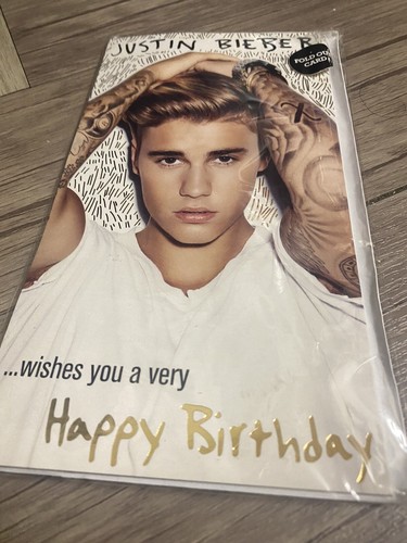 Justin Bieber birthday card - Picture 4 of 4
